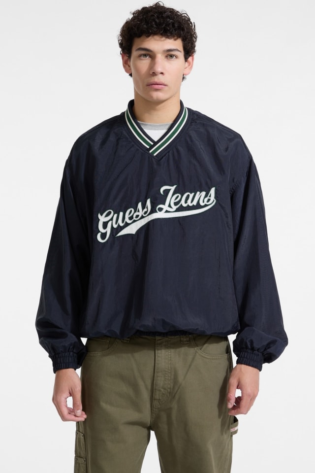 Nylonpullover Logo
