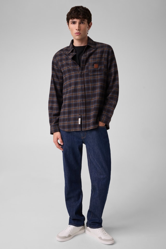 Regular flannel shirt
