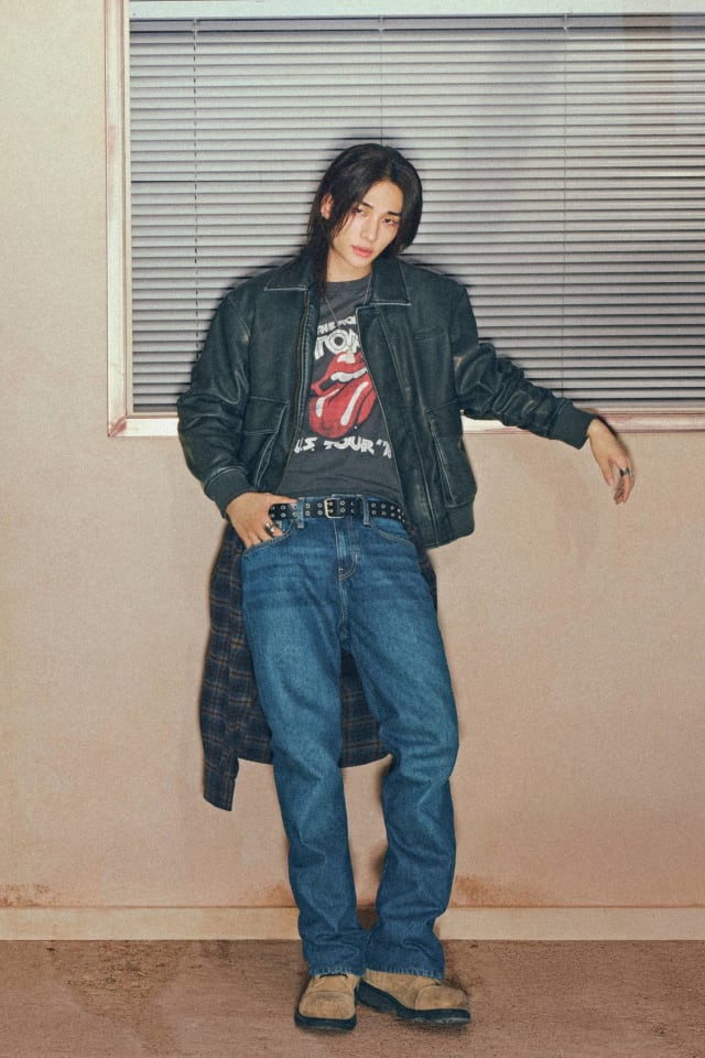 Printed long-sleeve GJ x Rolling Stones