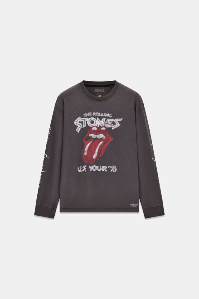Camiseta estampada de manga larga GJ x Rolling Stones