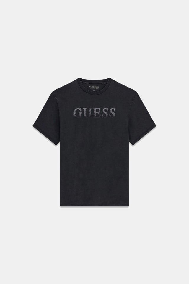 Camiseta de algodão com logo