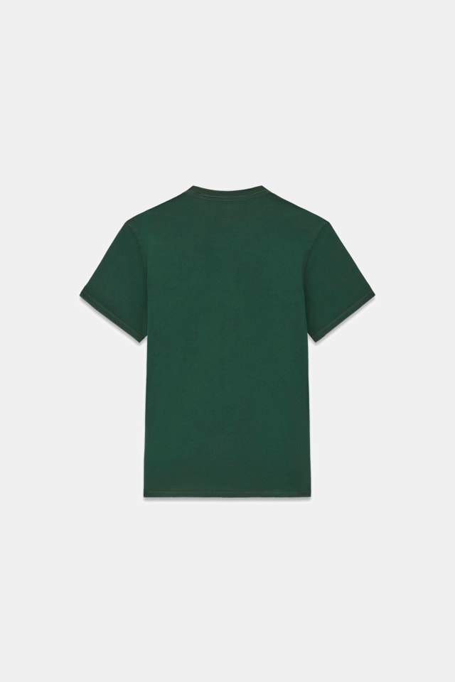 T-Shirt mit strukturiertem Logo