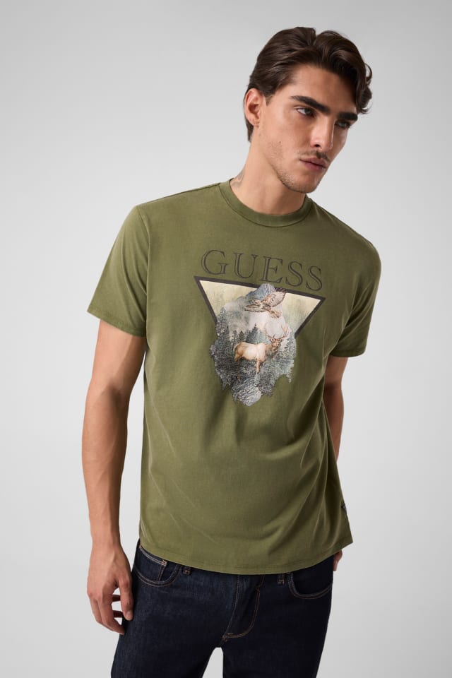 Dreieckiges Hirsch-T-Shirt
