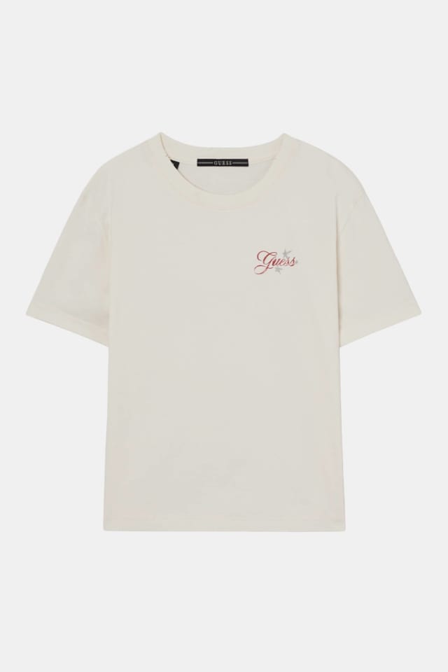 Camiseta com estampa de estrelas
