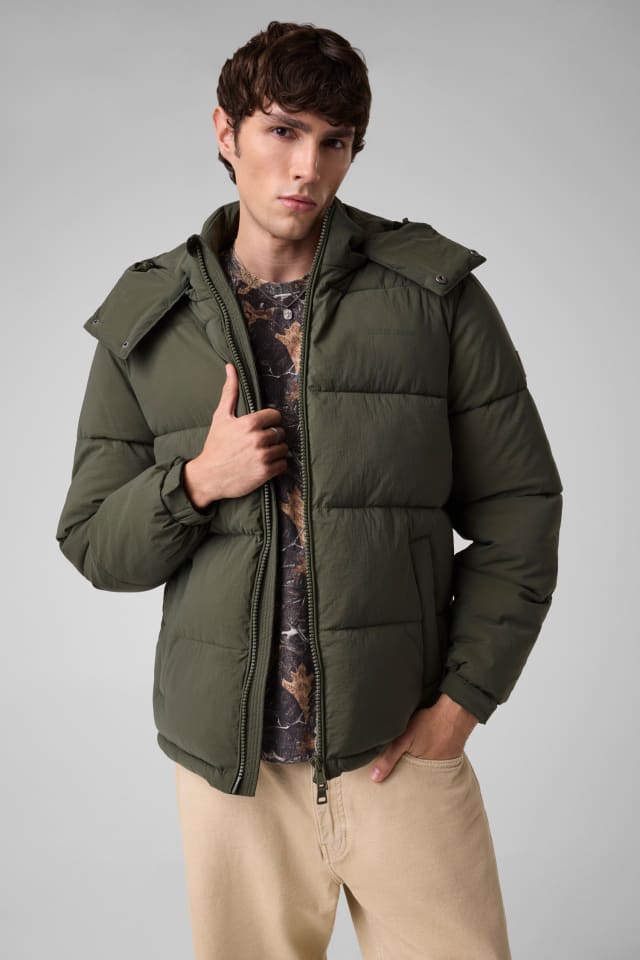 Jaqueta puffer comum