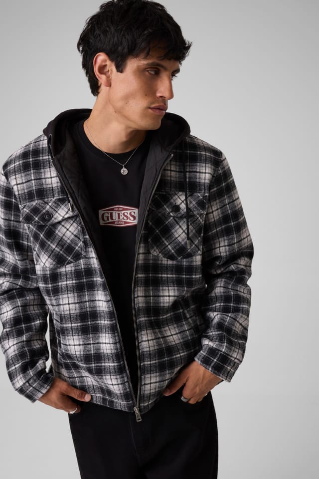 Jaqueta camisa de flanela
