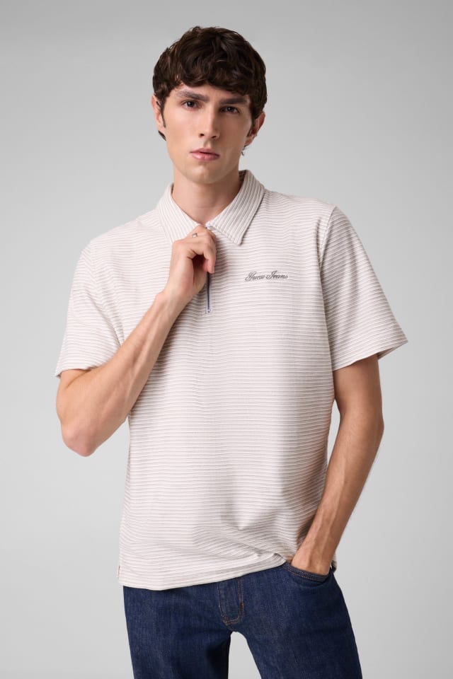 Polo listrado regular