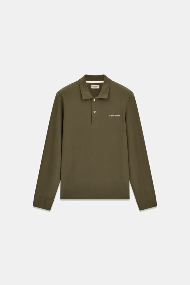 Polo com logotipo bordado