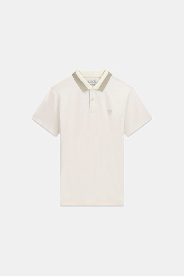 Polo de malha elástica