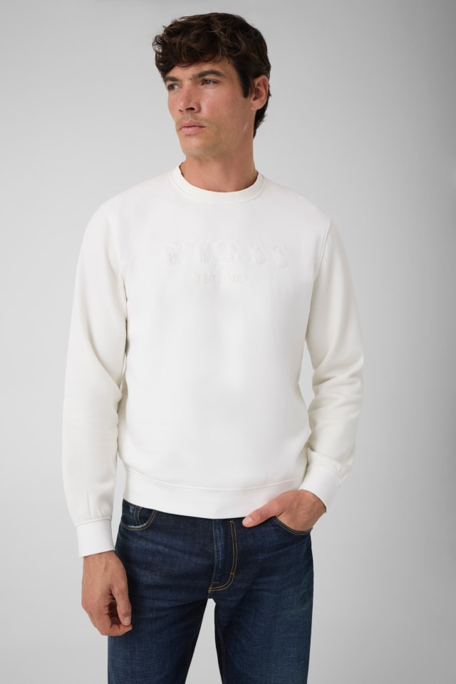 Sweatshirt com logo bordado