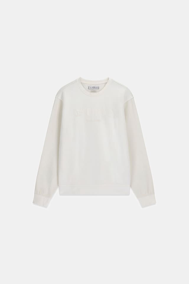 Sweatshirt com logo bordado