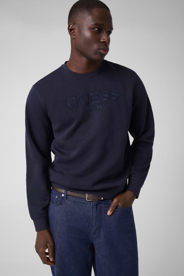 Sweatshirt com logo bordado