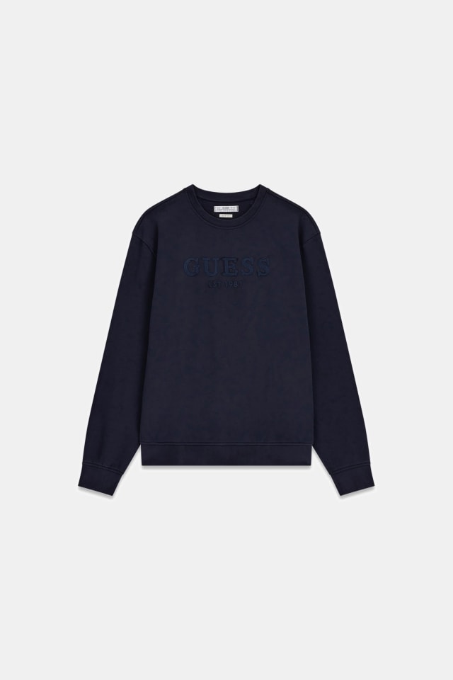 Sweatshirt com logo bordado