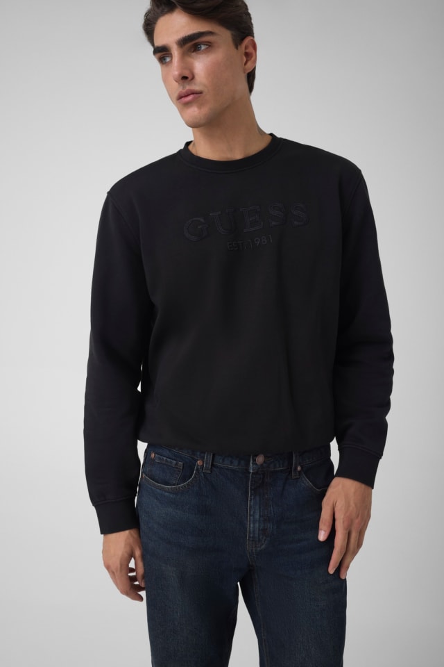 Sweatshirt com logo bordado