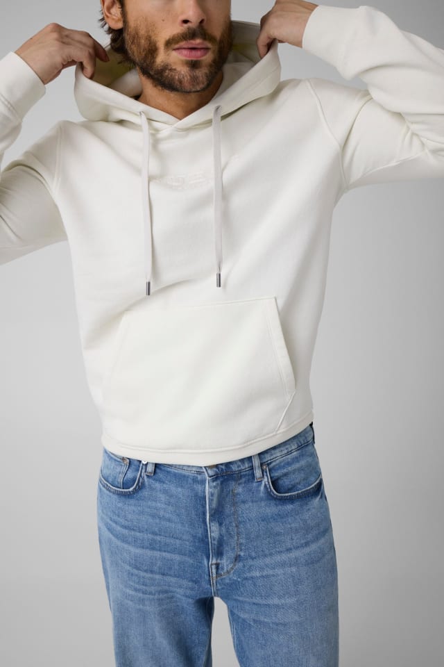 Sweatshirt com capuz e logo