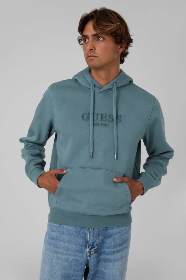 Sweatshirt com capuz e logo
