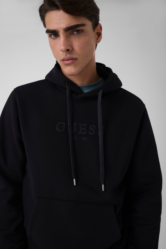 Sweatshirt com capuz e logo