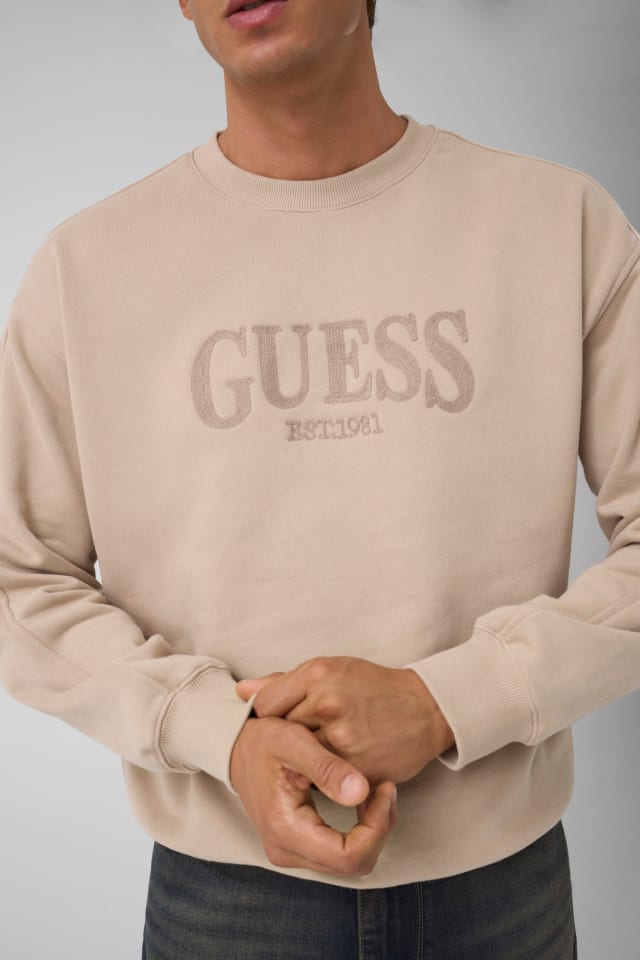 Crew neck logo sweatshirt