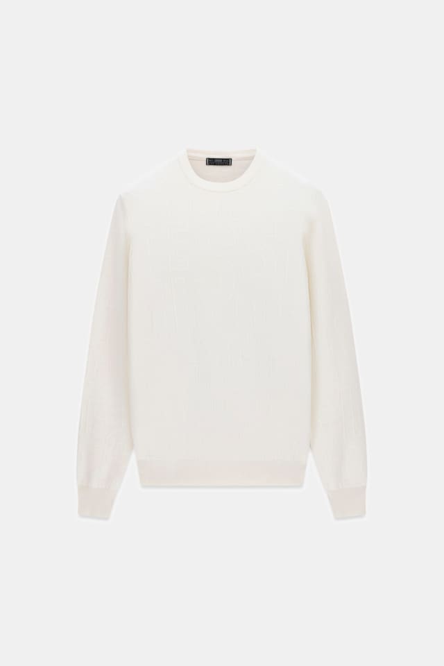Pullover mit Allover-Logo