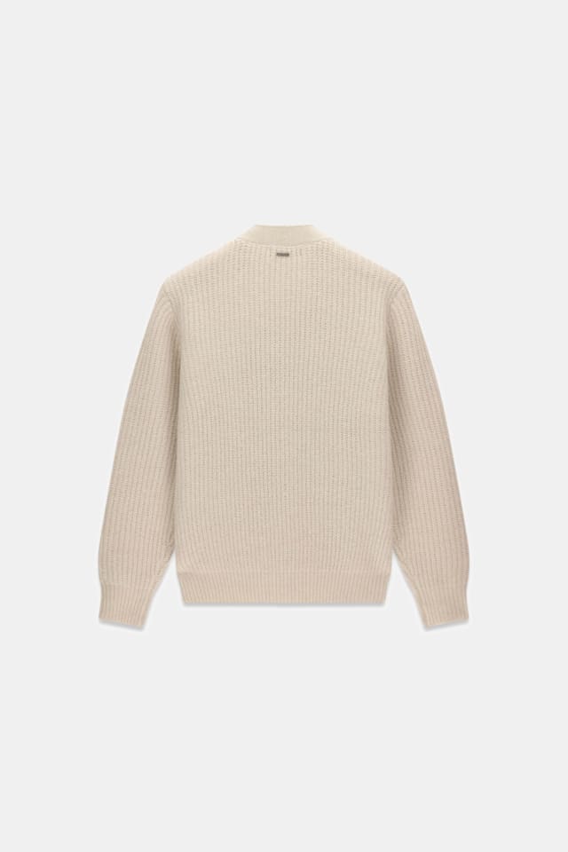 Wool blend cardigan