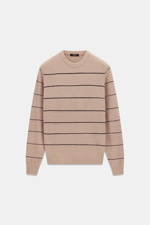 Gestreifter Pullover
