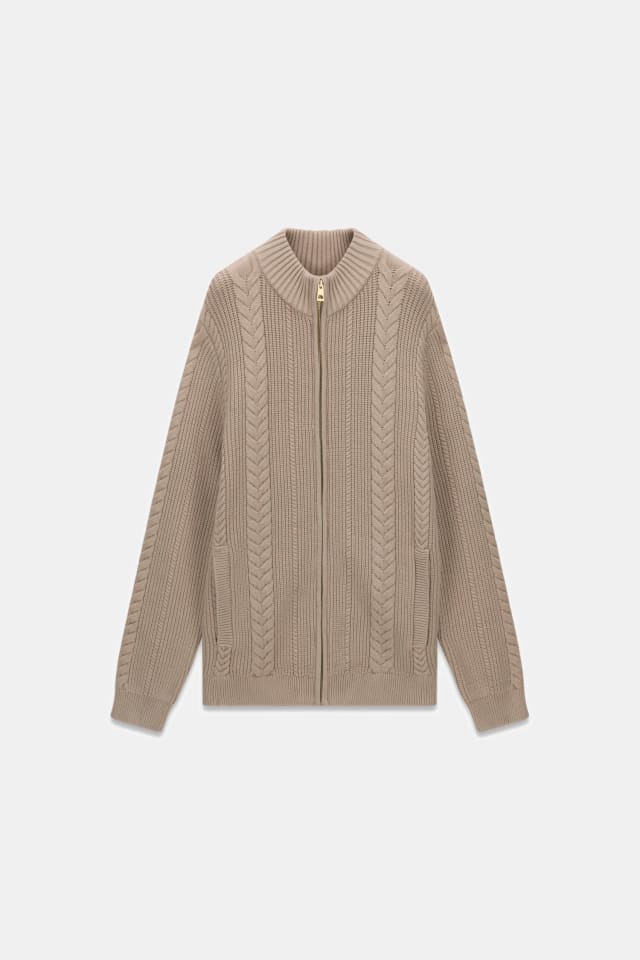 Full zip sweater