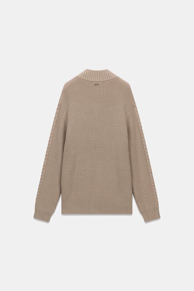Full zip sweater