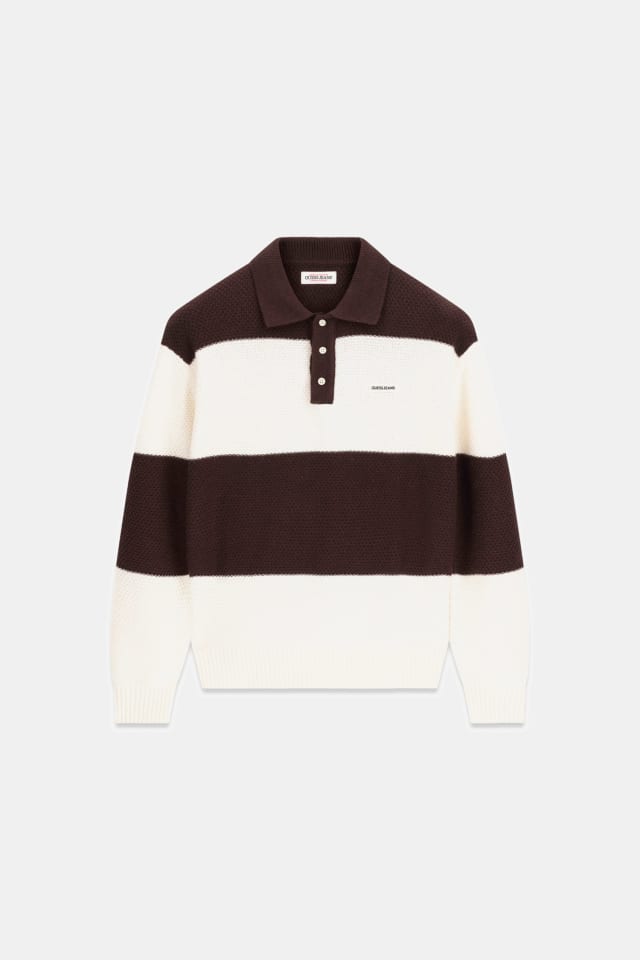 Polo de punto a rayas