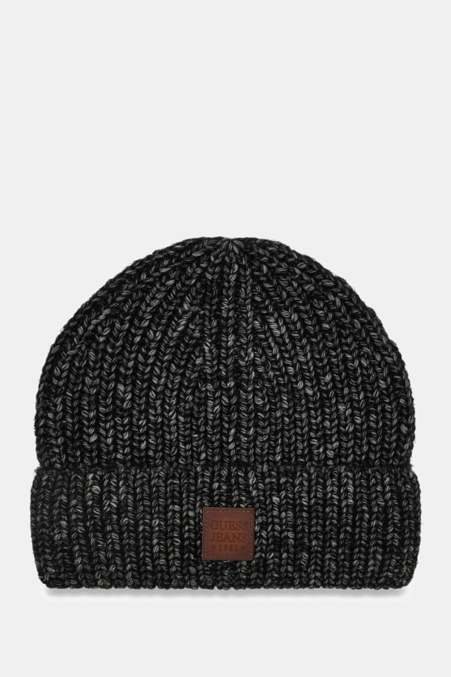 Gorro de punto acanalado