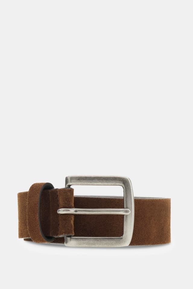 Suede belt