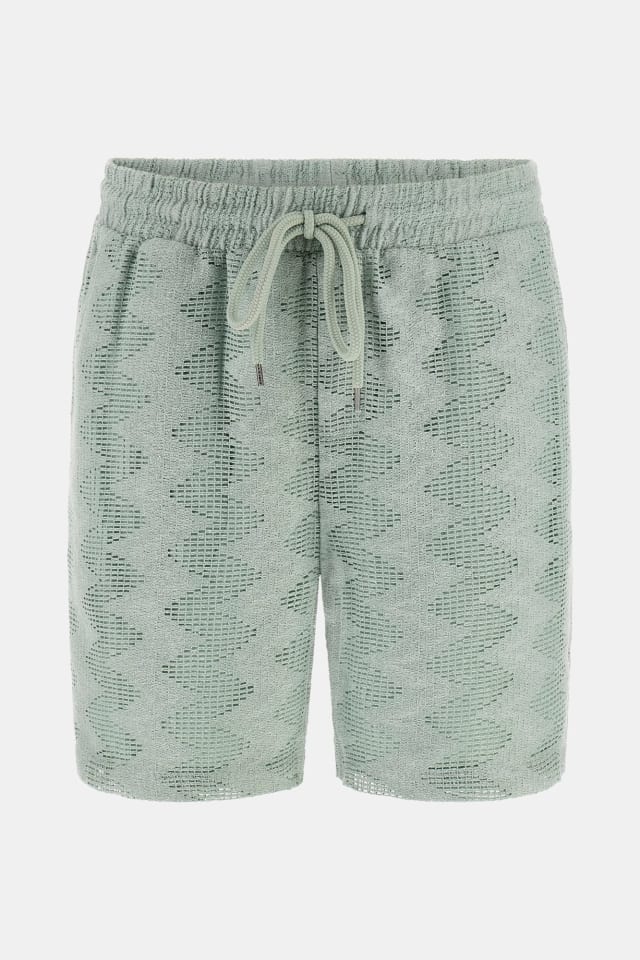 Pantalones cortos de punto acanalado