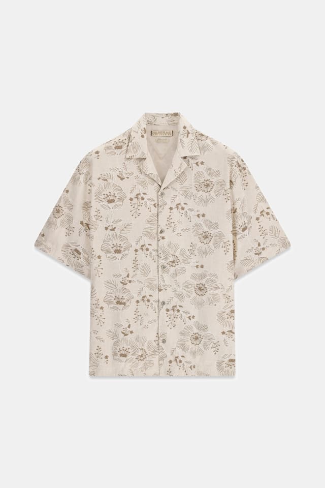 Camisa con estampado floral