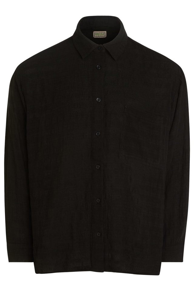 Camisa maxi de algodão