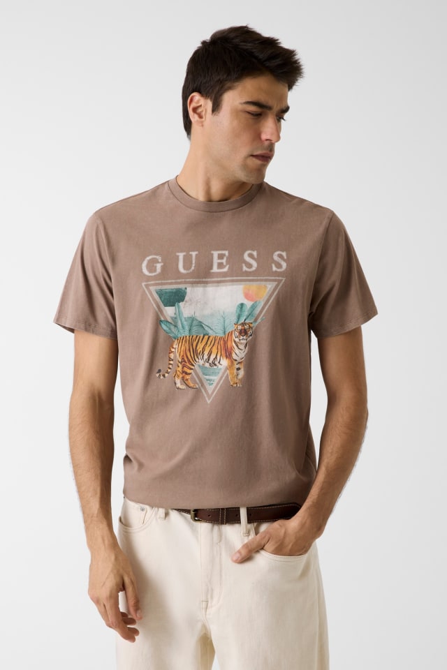 Camiseta con logo estampado