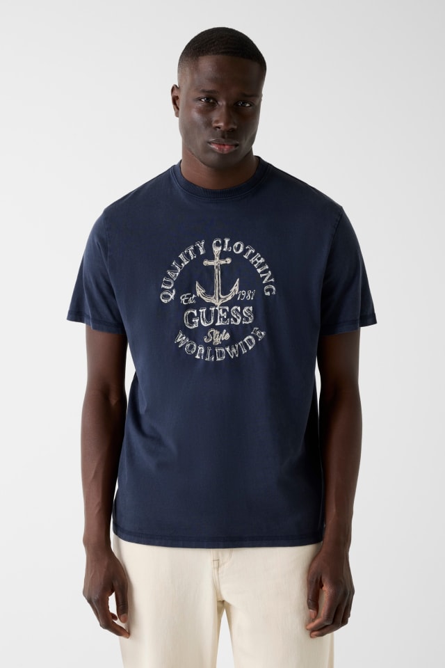 Camiseta gráfica marina