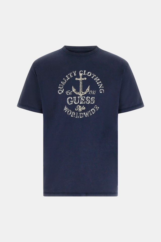 Camiseta gráfica marina