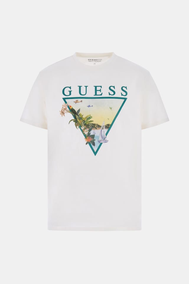 Camiseta con logo de triángulo
