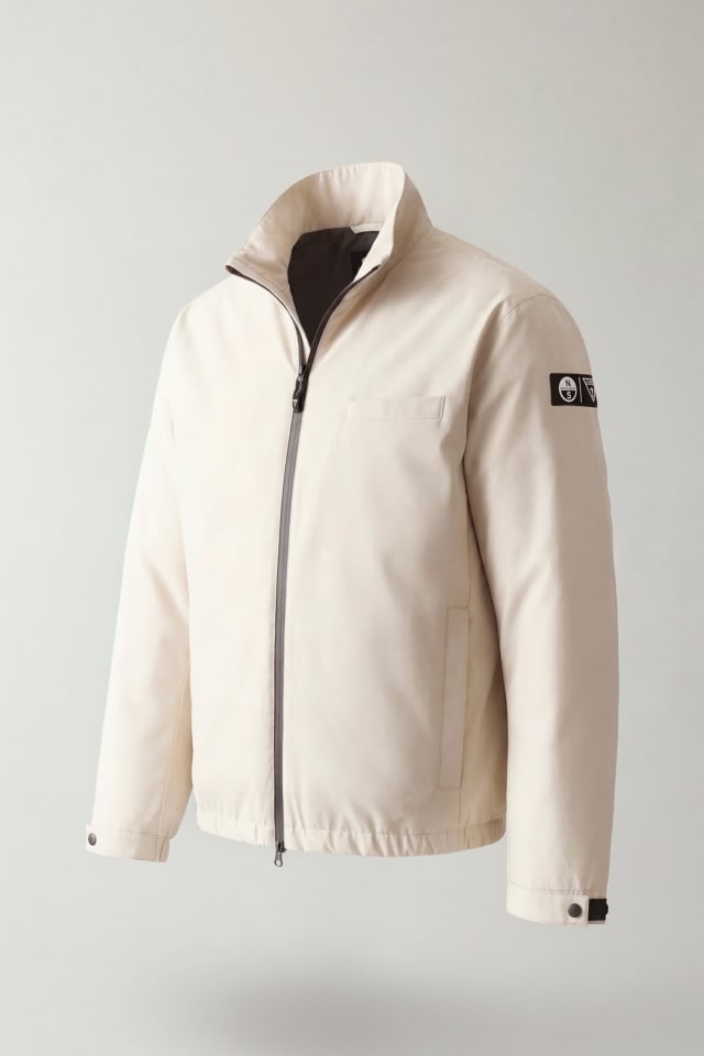 Chaqueta cortavientos con cremallera completa