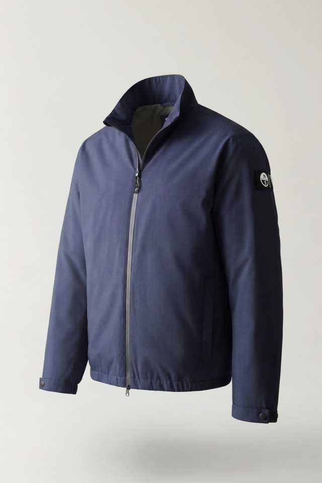 Chaqueta cortavientos con cremallera completa