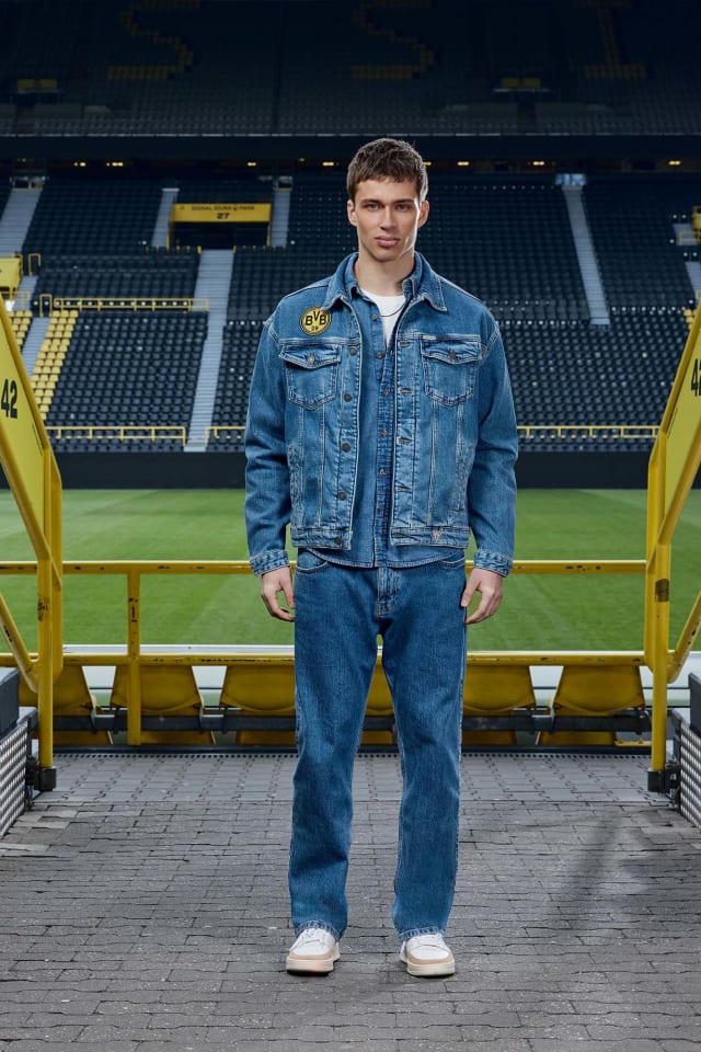 Giacca in denim GJ x BVB