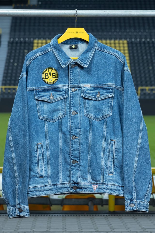 Jaqueta de denim GJ x BVB