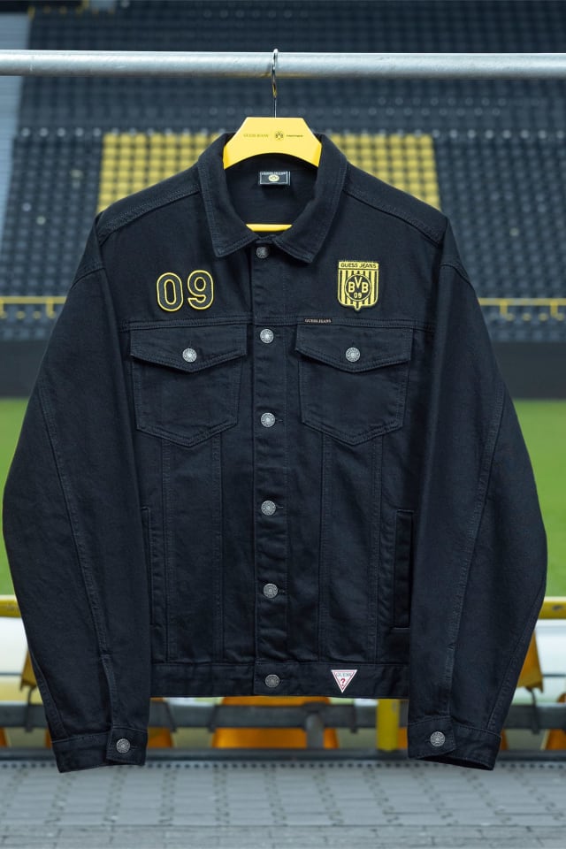 Jaqueta de denim GJ x BVB