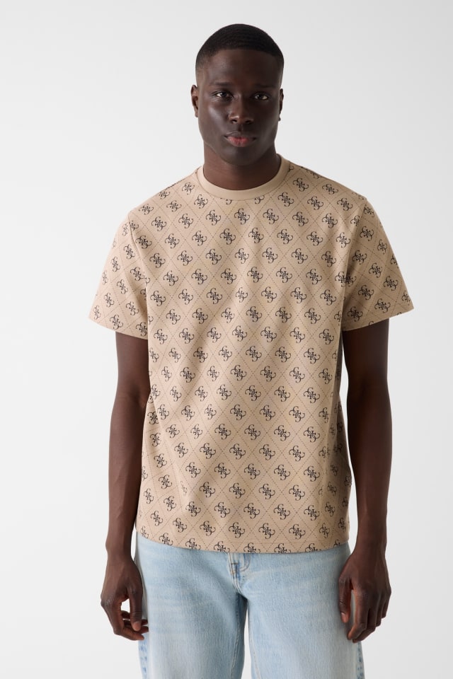 Camiseta con logo Jacquard
