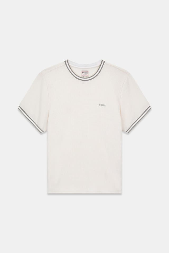 Camiseta de punto bordada