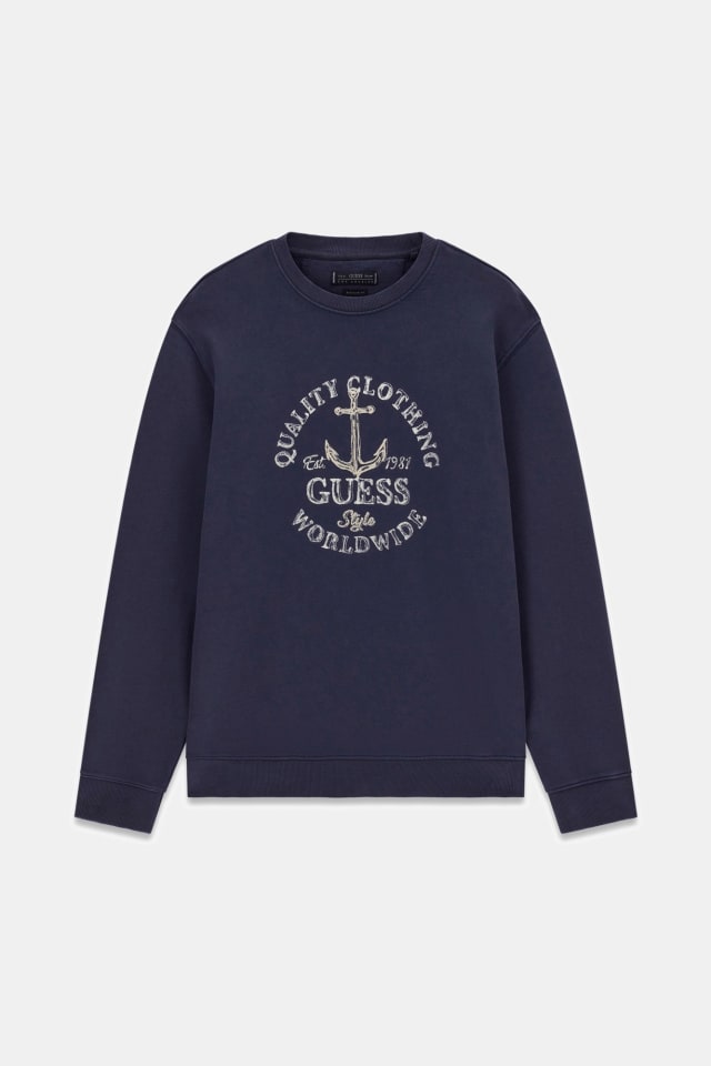 Sudadera con logo bordado