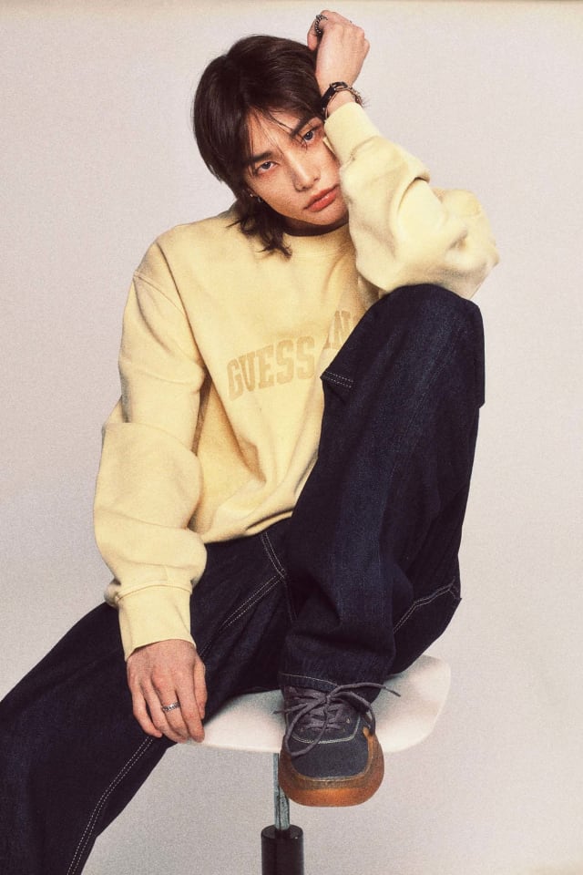 Geprinte logo sweatshirt