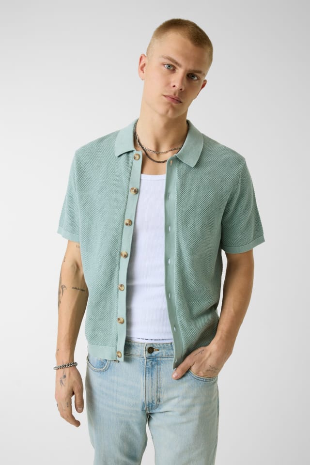 Camisa polo de manga corta