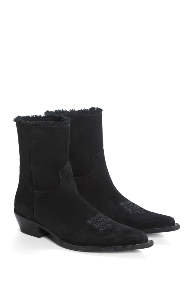 Botas camperos de couro genuíno