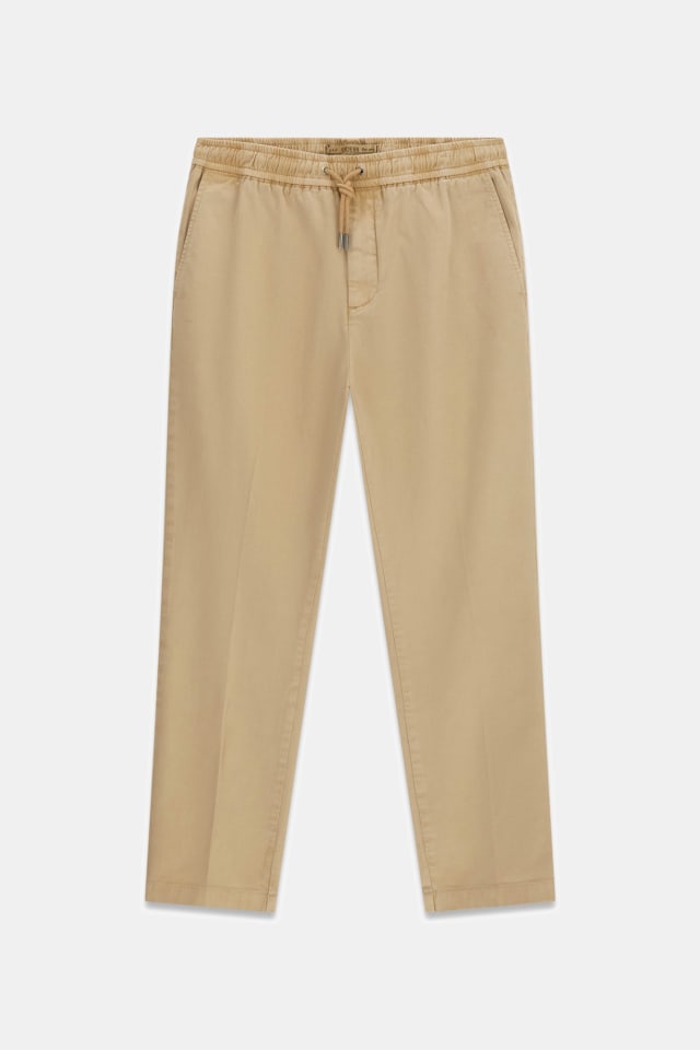 Pantalones chinos sarga
