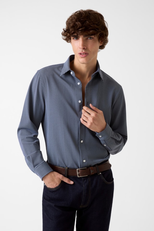 Camicia in misto cotone